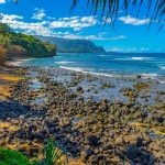 Princeville-vacations Pali Ke Kua 105 beach trail to hideaways