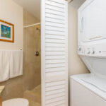 princeville-vacations -Pali Ke Kua 109 bathroom - washer-dryer